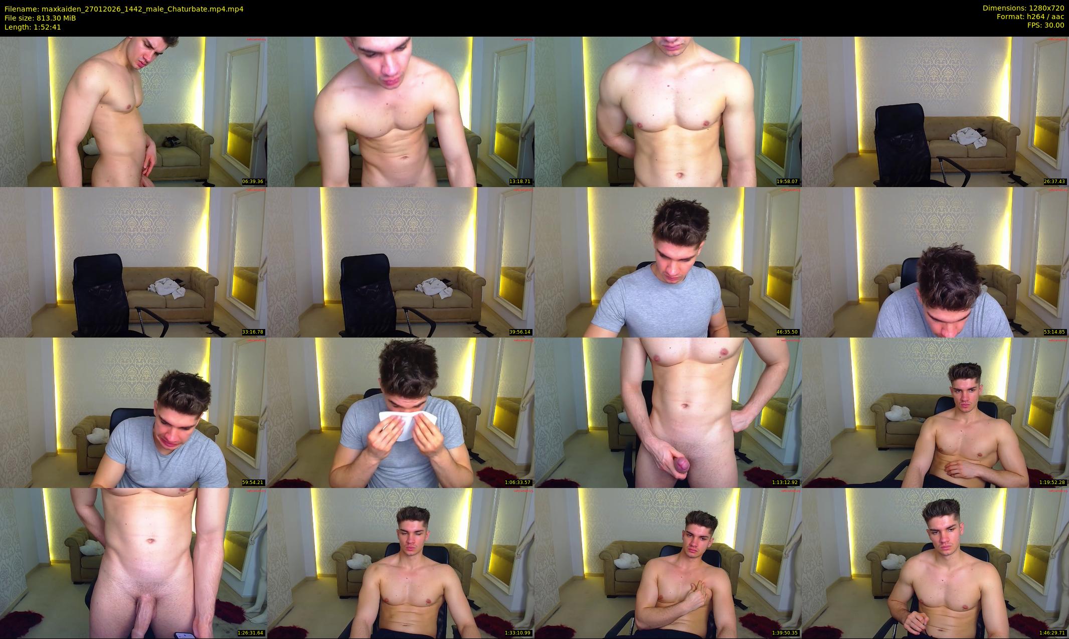 maxkaiden — 113 minute Chaturbate male cam show recording, 720p, Jan 27, 2026