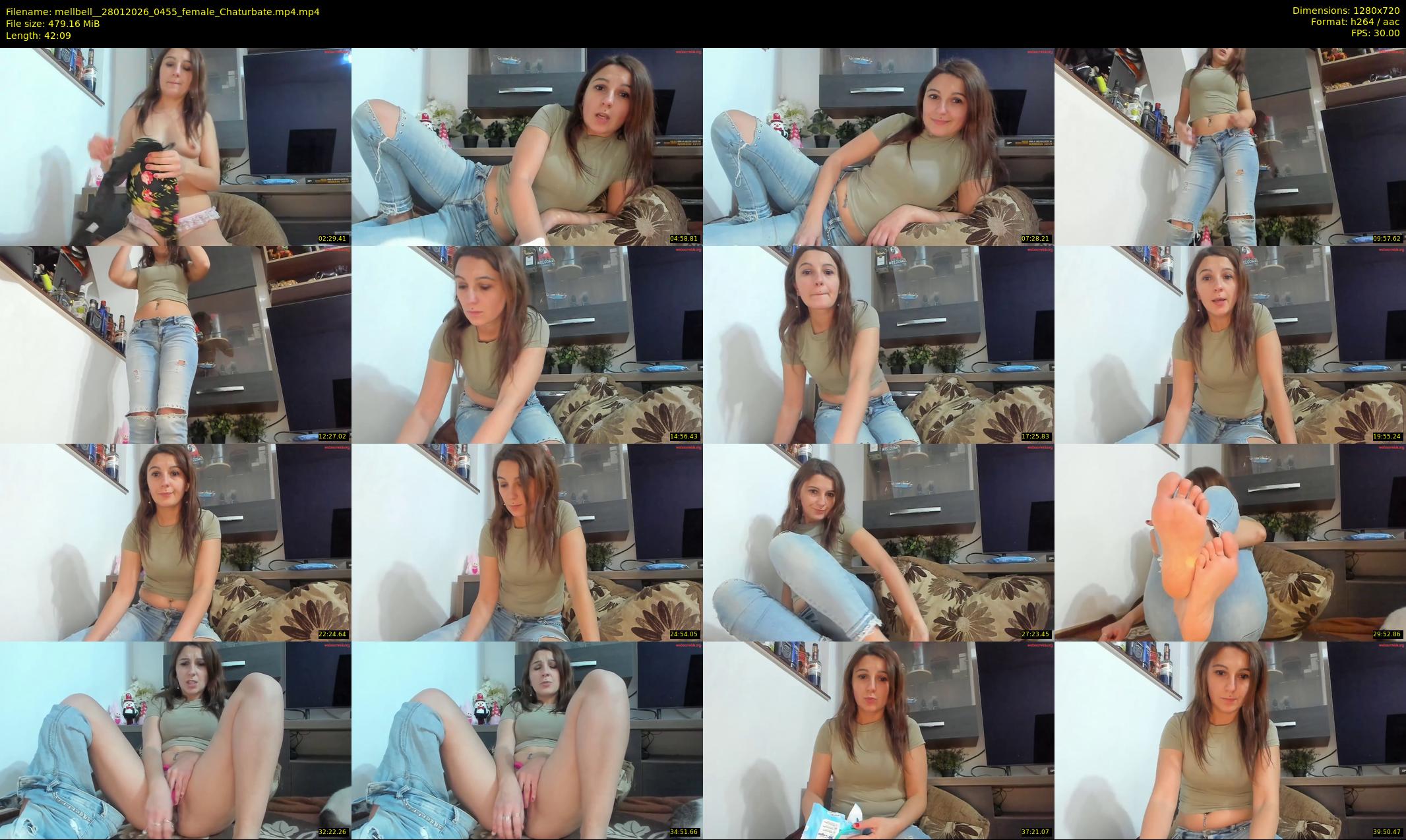 mellbell_ — 43 minute Chaturbate female cam show recording, 720p, Jan 28, 2026