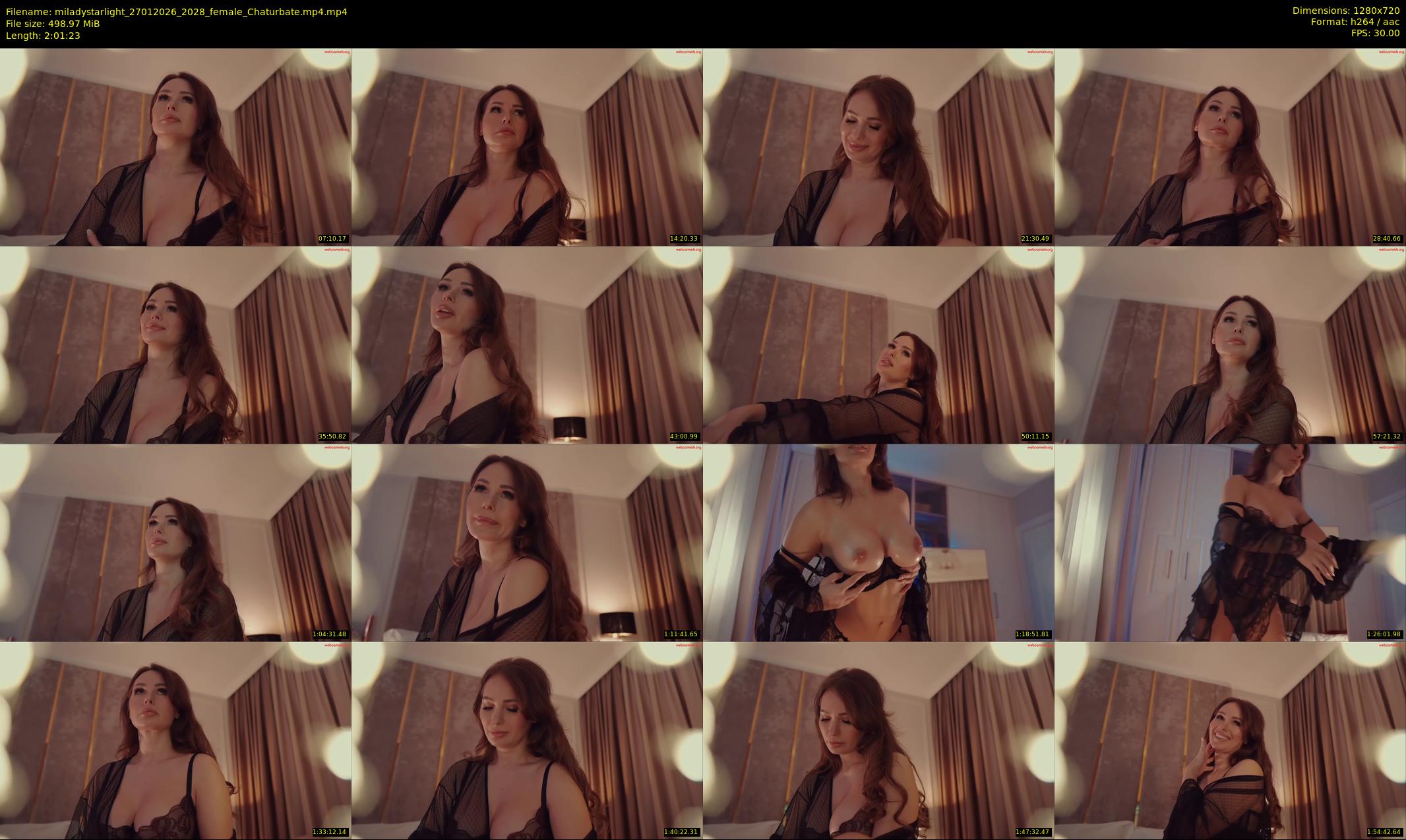 miladystarlight — 122 minute Chaturbate female cam show recording, 720p, Jan 27, 2026