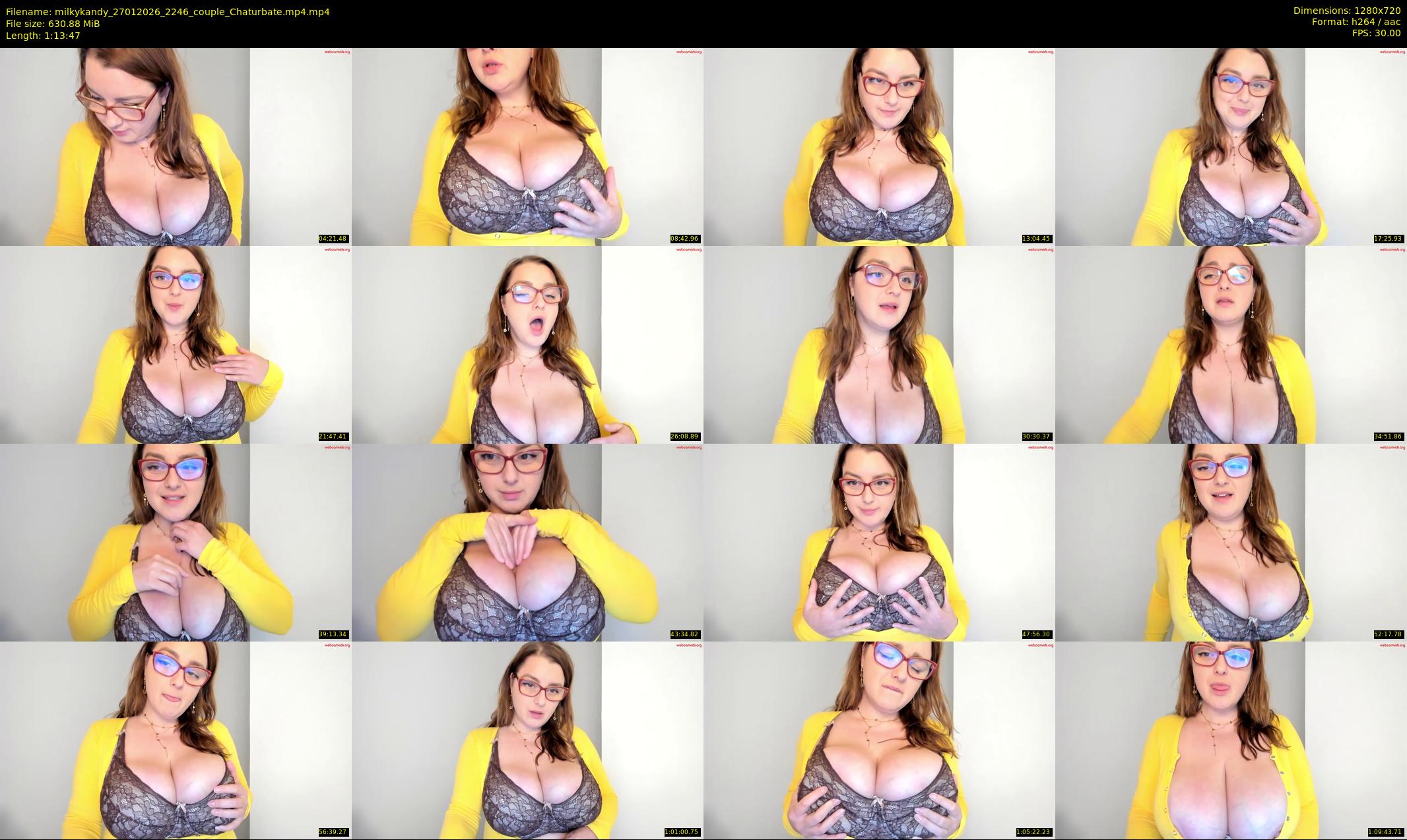 milkykandy — 74 minute Chaturbate female cam show recording, 720p, Jan 27, 2026