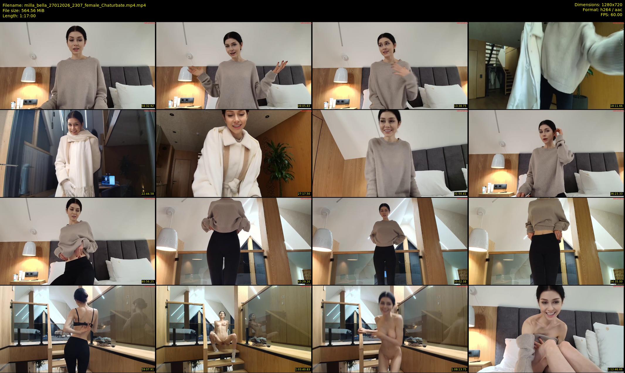 milla_bella — 77 minute Chaturbate female cam show recording, 720p, Jan 27, 2026