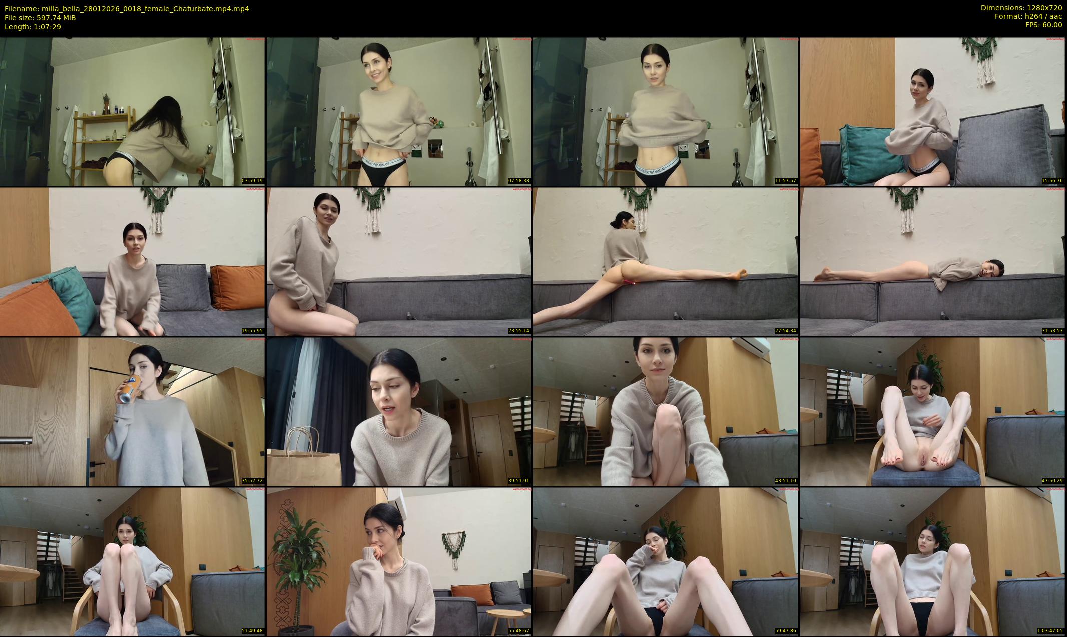 milla_bella — 68 minute Chaturbate female cam show recording, 720p, Jan 28, 2026