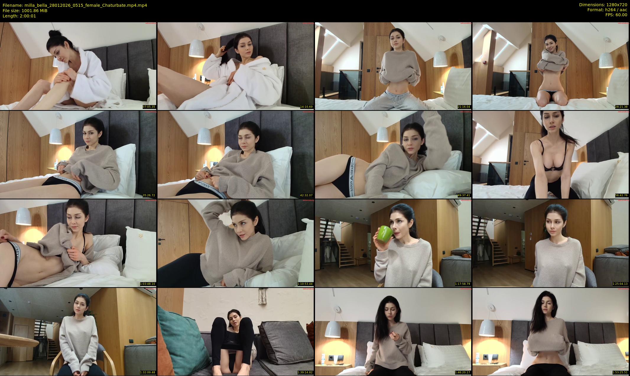 milla_bella — 121 minute Chaturbate female cam show recording, 720p, Jan 28, 2026
