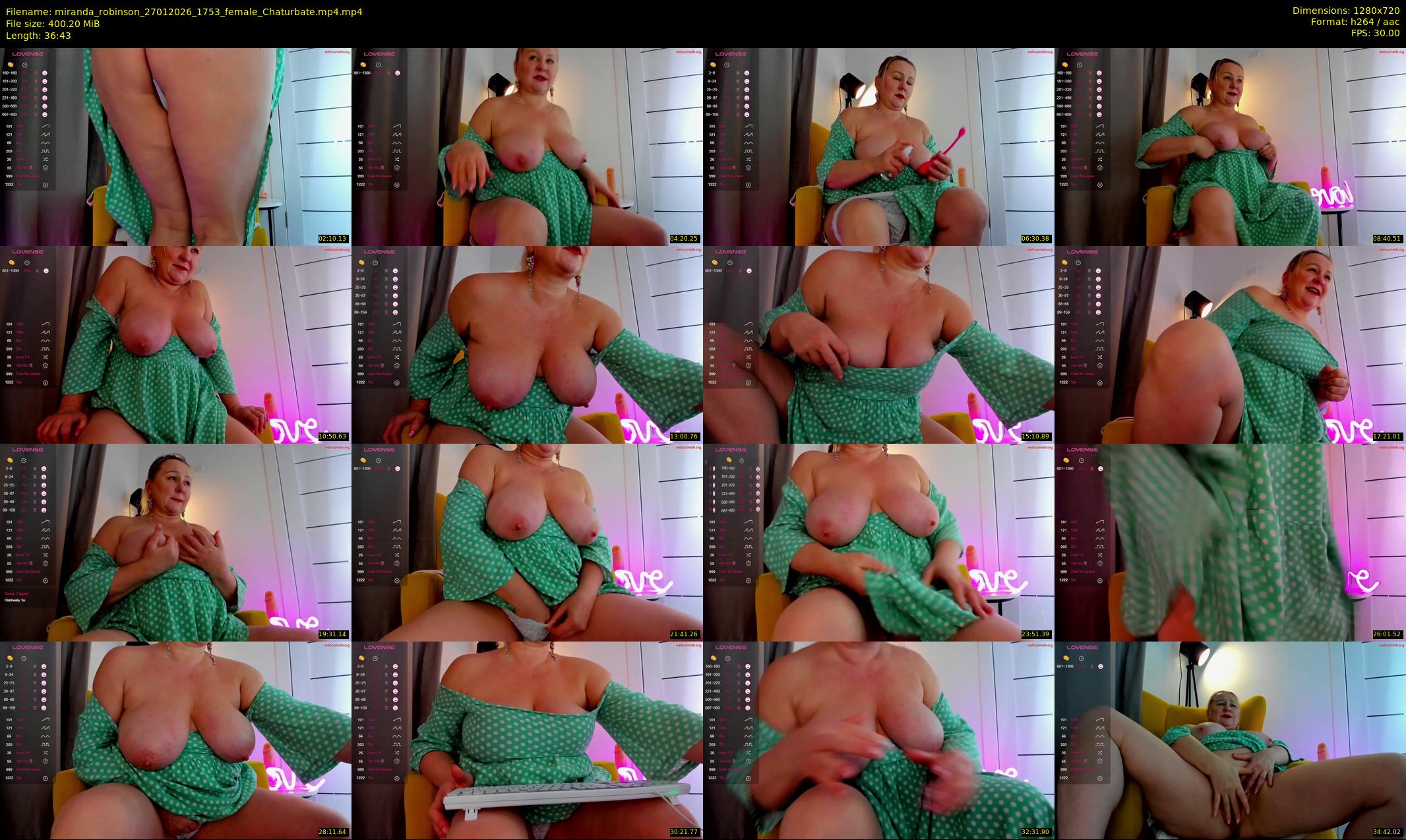 miranda_robinson — 37 minute Chaturbate female cam show recording, 720p, Jan 27, 2026