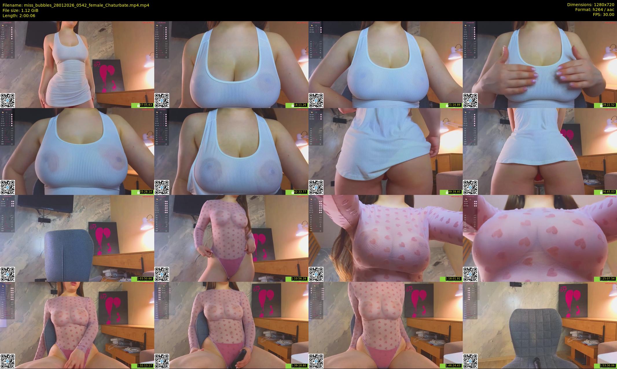 miss_bubbles — 121 minute Chaturbate female cam show recording, 720p, Jan 28, 2026