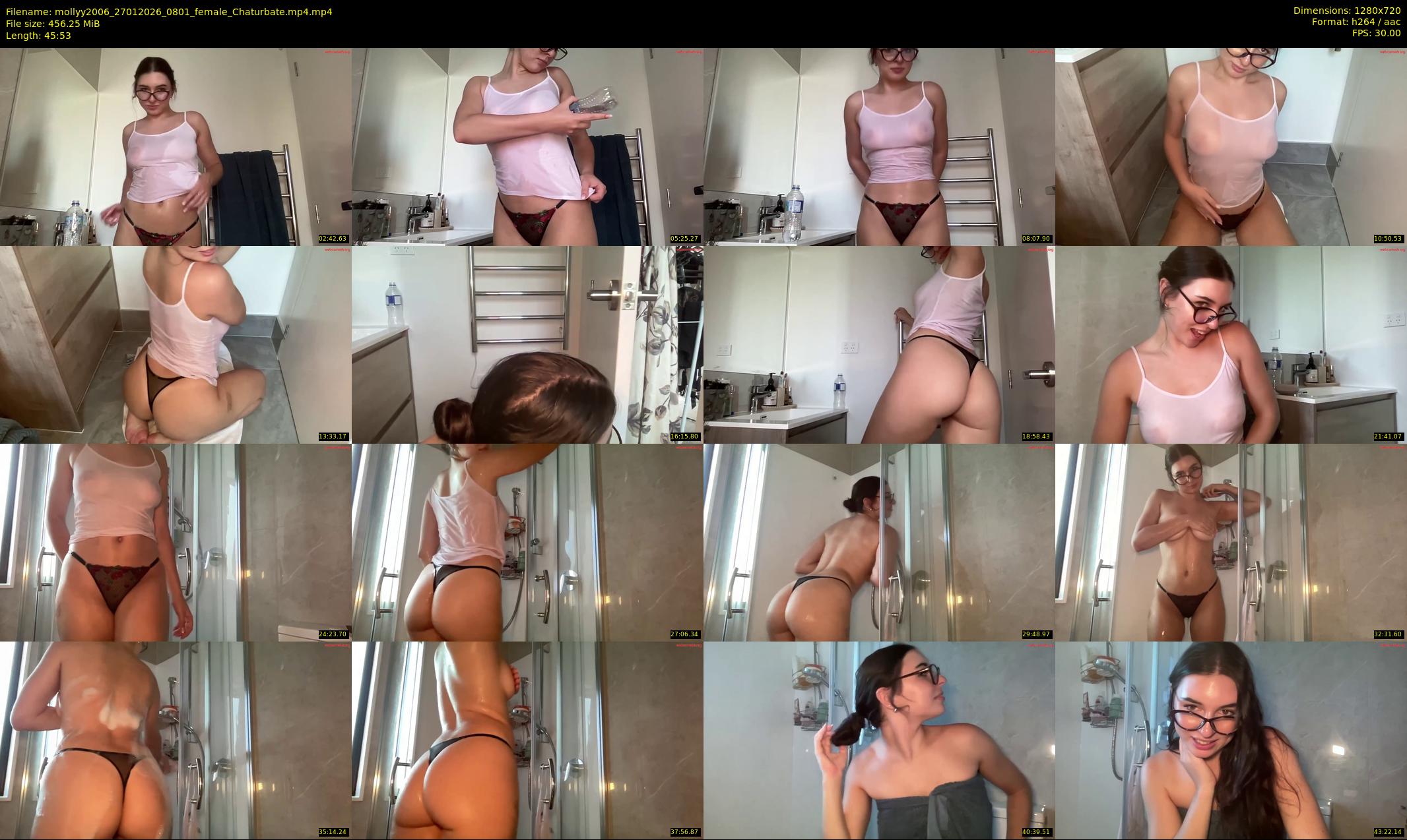mollyy2006 — 46 minute Chaturbate female cam show recording, 720p, Jan 27, 2026