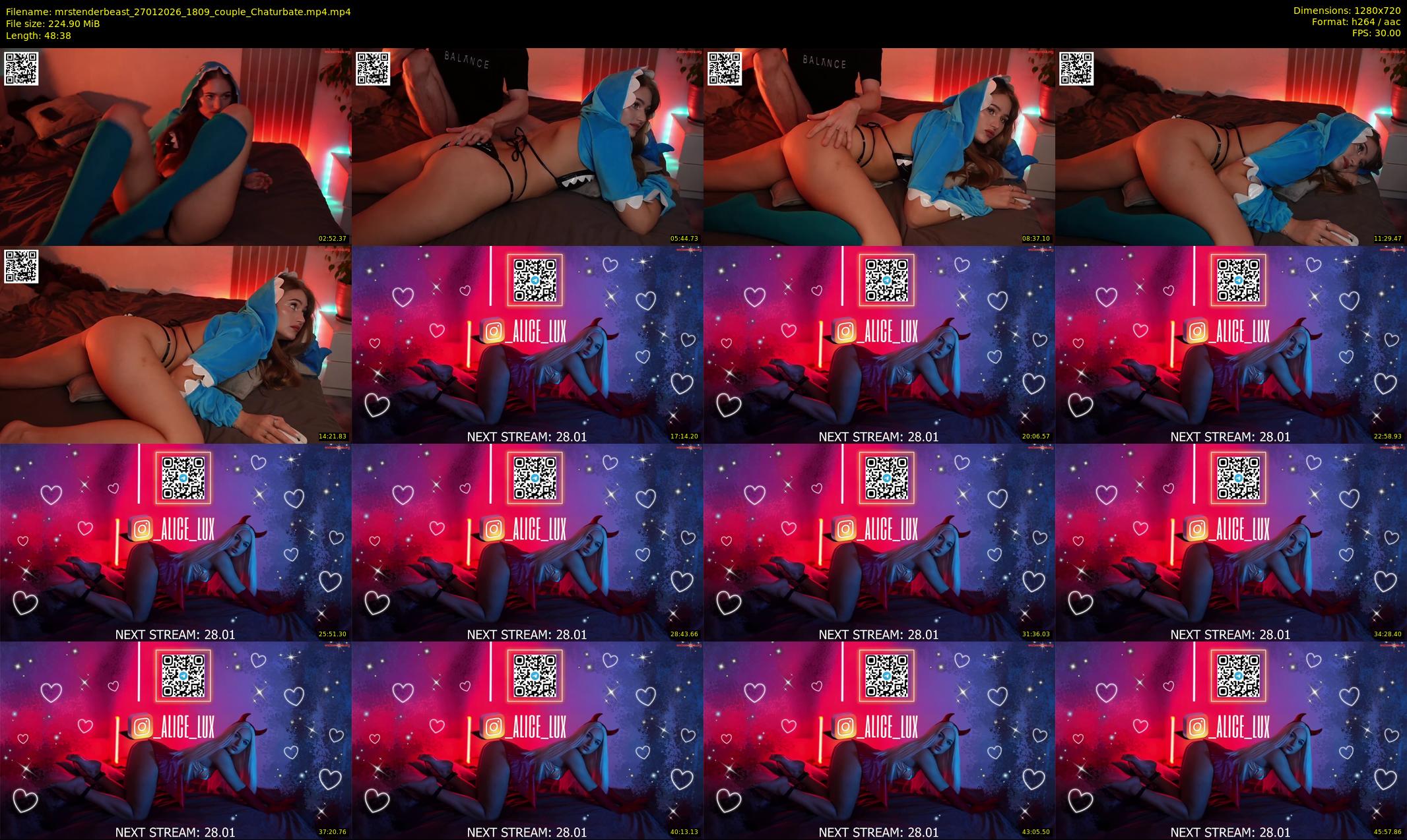 mrstenderbeast — 49 minute Chaturbate couple cam show recording, 720p, Jan 27, 2026