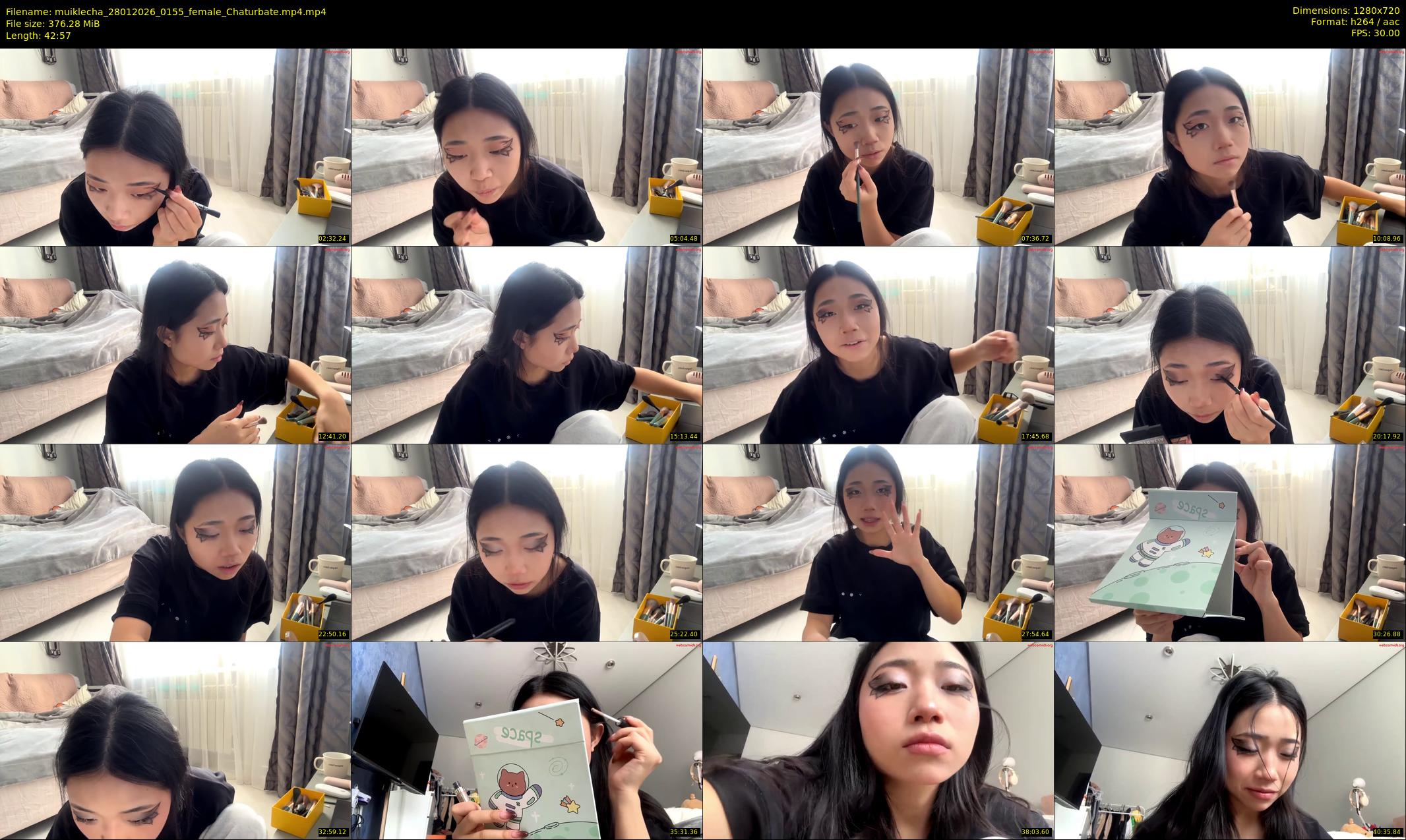 muiklecha — 43 minute Chaturbate female cam show recording, 720p, Jan 28, 2026