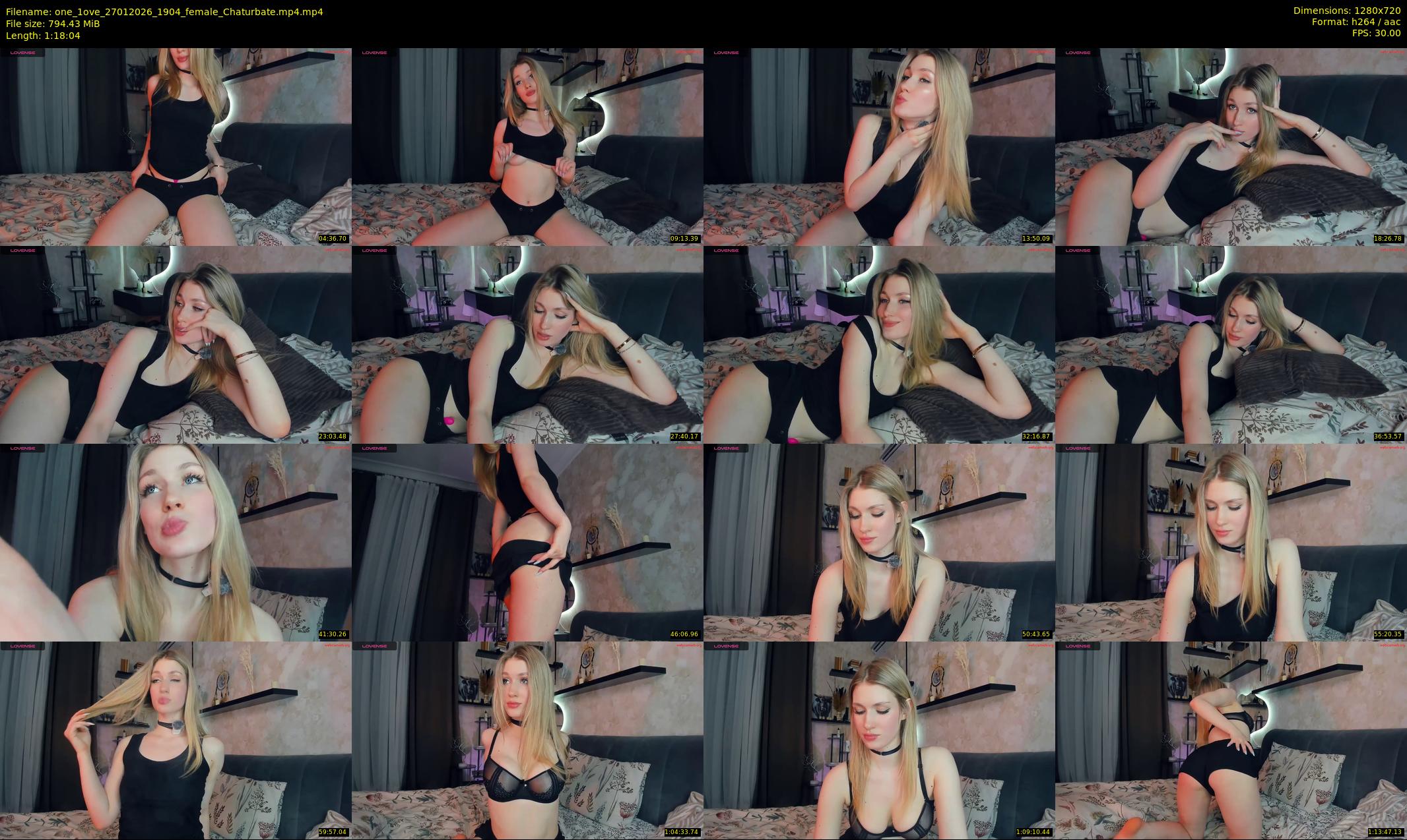 one_1ove — 79 minute Chaturbate female cam show recording, 720p, Jan 27, 2026