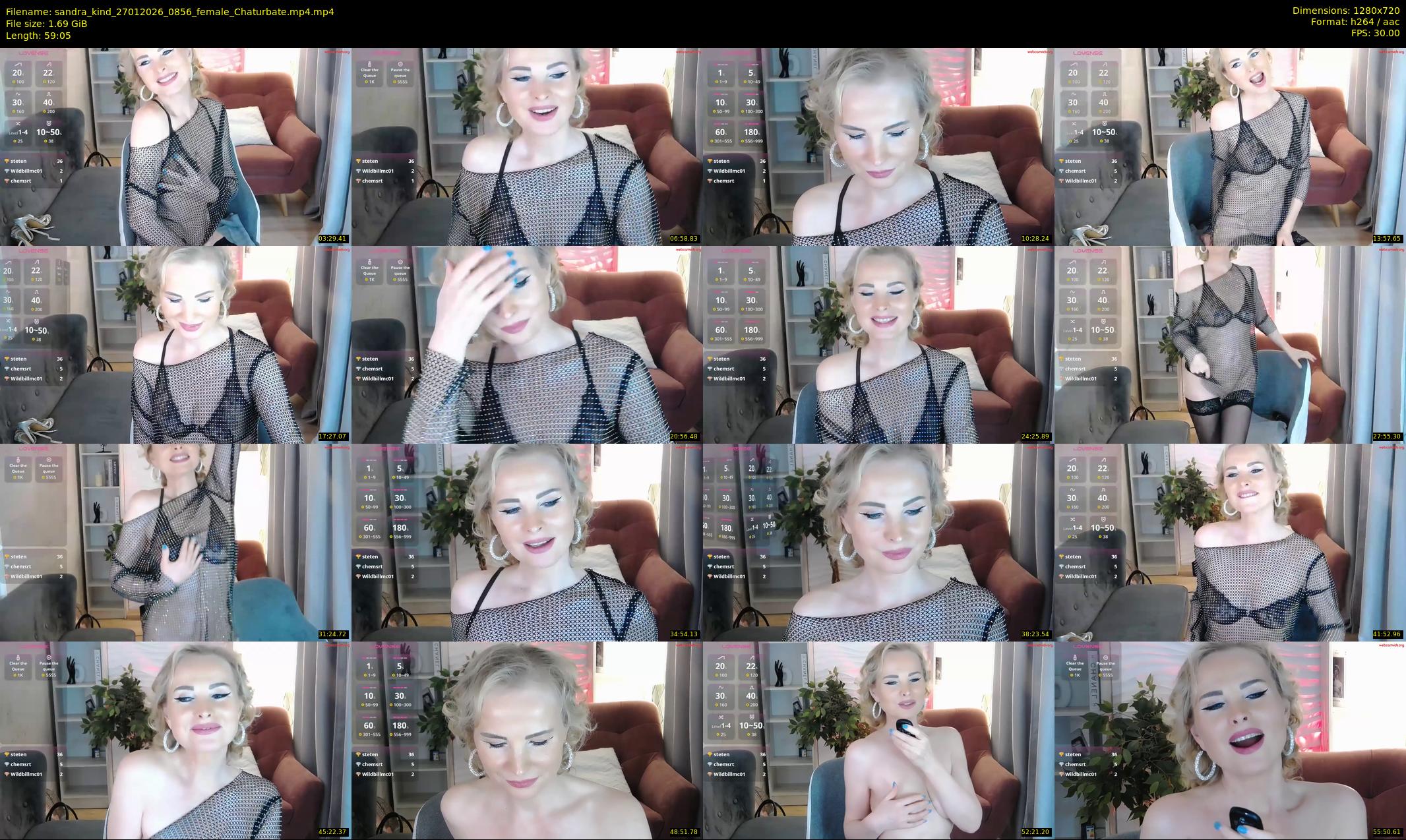 sandra_kind — 60 minute Chaturbate female cam show recording, 720p, Jan 27, 2026