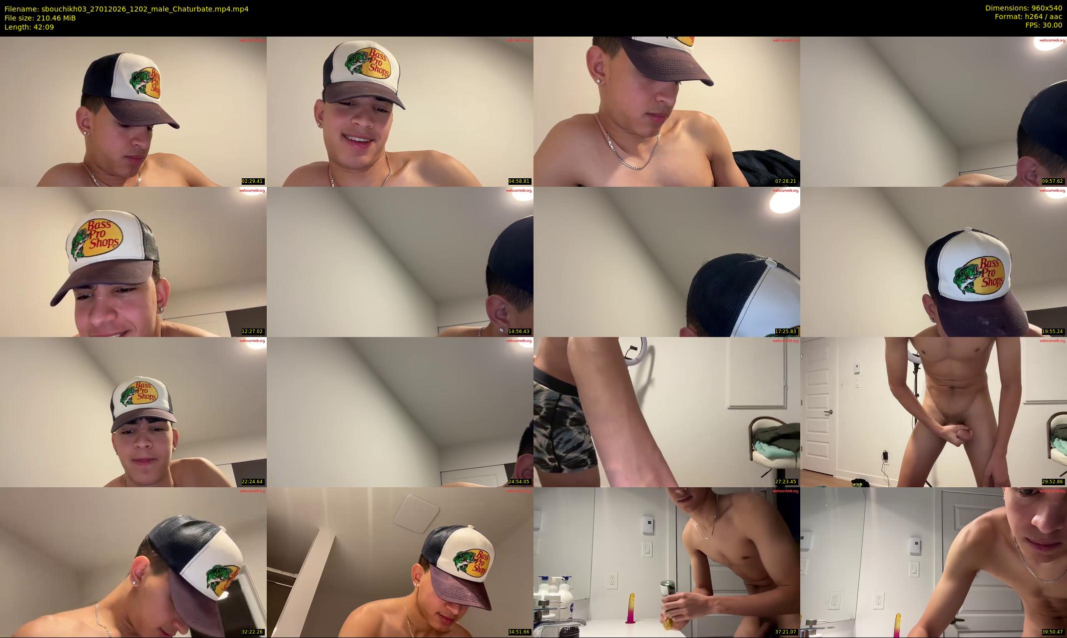 sbouchikh03 — 43 minute Chaturbate male cam show recording, 480p, Jan 27, 2026