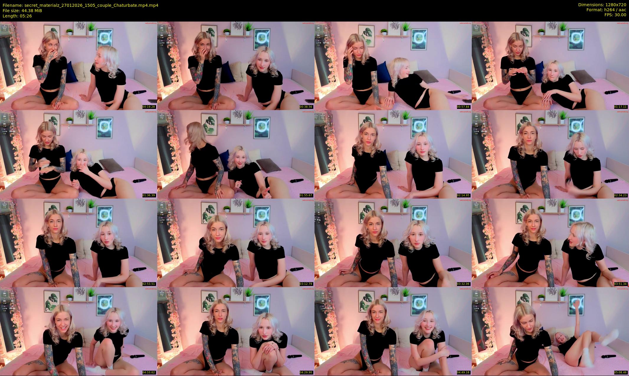 secret_materialz — 6 minute Chaturbate couple cam show recording, 720p, Jan 27, 2026