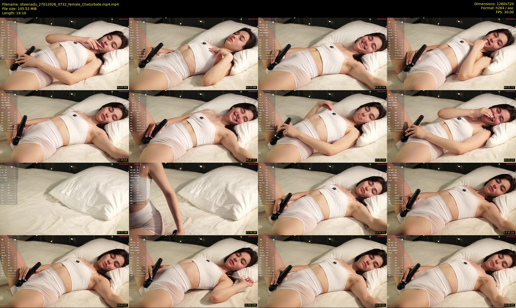 sheenadu — 20 minute Chaturbate female cam show recording, 720p, Jan 27, 2026