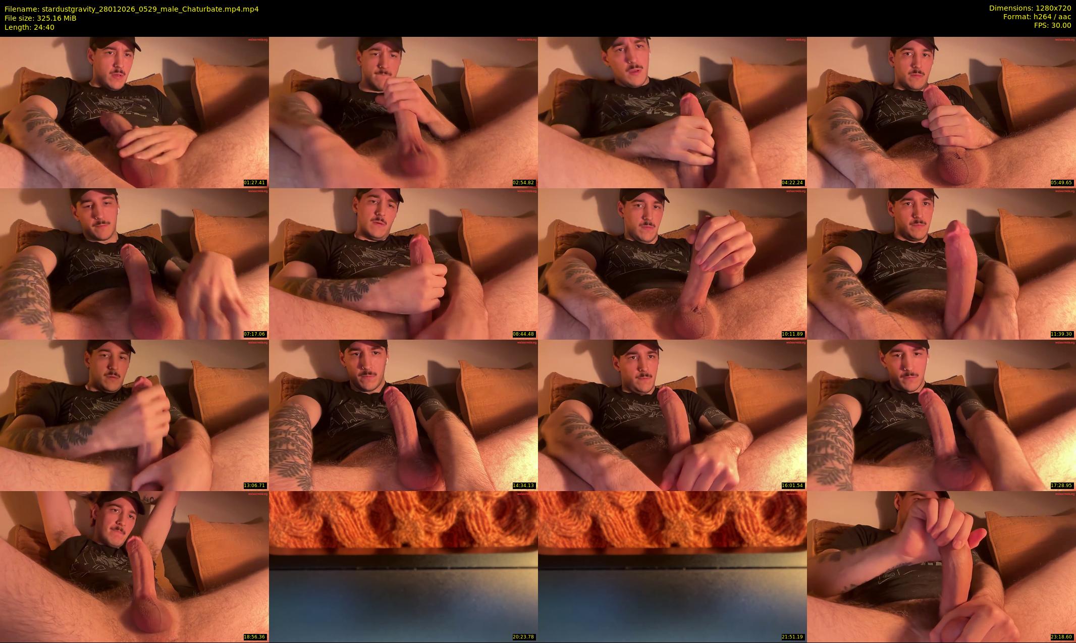 stardustgravity — 25 minute Chaturbate male cam show recording, 720p, Jan 28, 2026