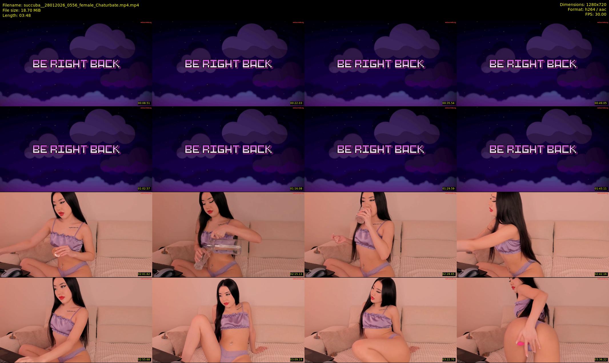 succuba_ — 4 minute Chaturbate female cam show recording, 720p, Jan 28, 2026
