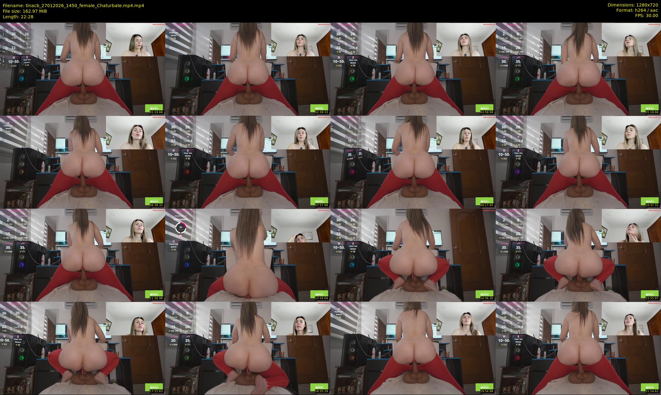 tinacb — 23 minute Chaturbate female cam show recording, 720p, Jan 27, 2026