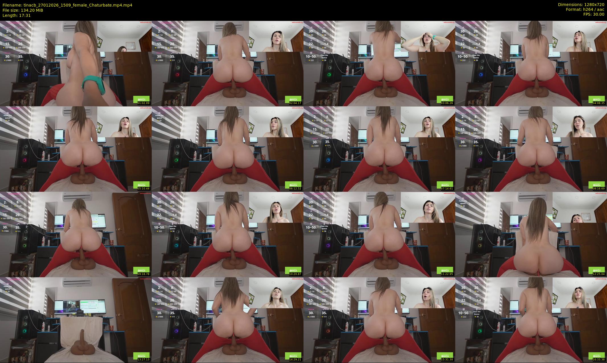 tinacb — 18 minute Chaturbate female cam show recording, 720p, Jan 27, 2026