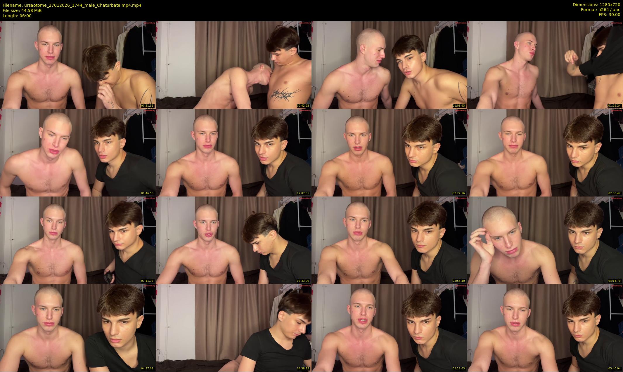 ursaotome — 6 minute Chaturbate male cam show recording, 720p, Jan 27, 2026