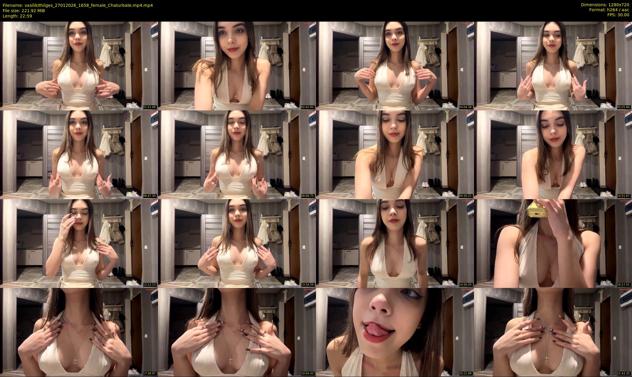 vasilikithilges — 23 minute Chaturbate female cam show recording, 720p, Jan 27, 2026