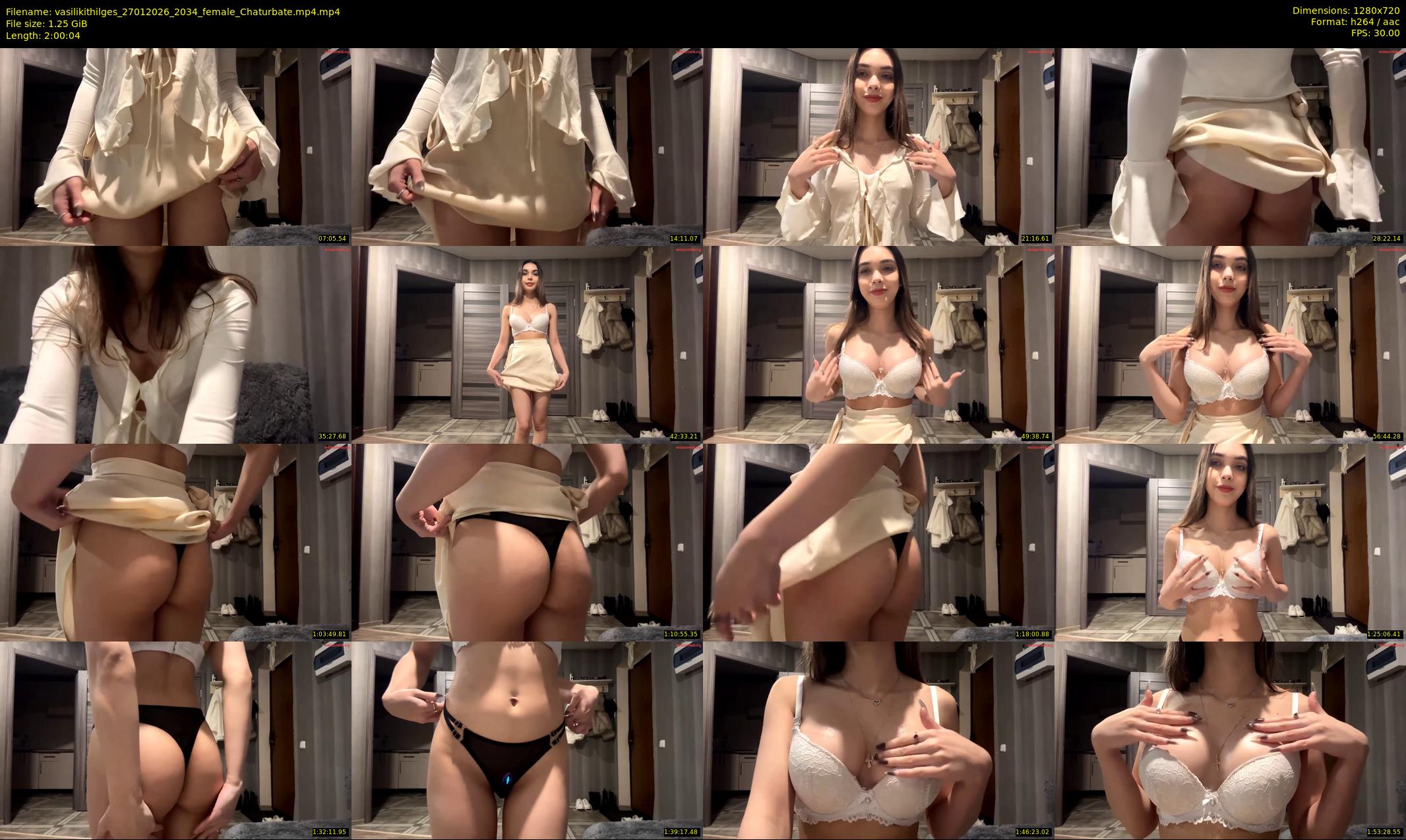 vasilikithilges — 121 minute Chaturbate female cam show recording, 720p, Jan 27, 2026