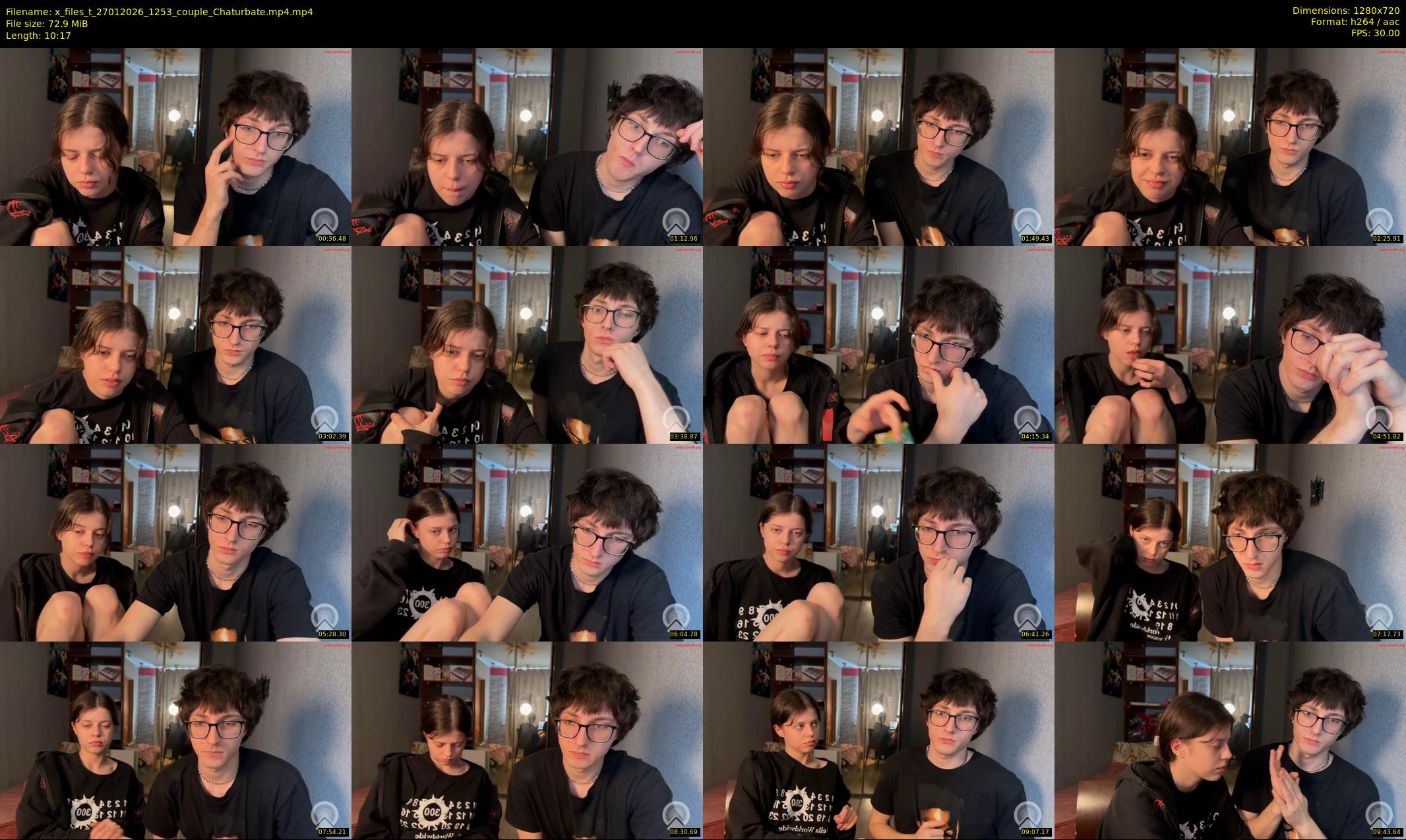 x_files_t — 11 minute Chaturbate couple cam show recording, 720p, Jan 27, 2026