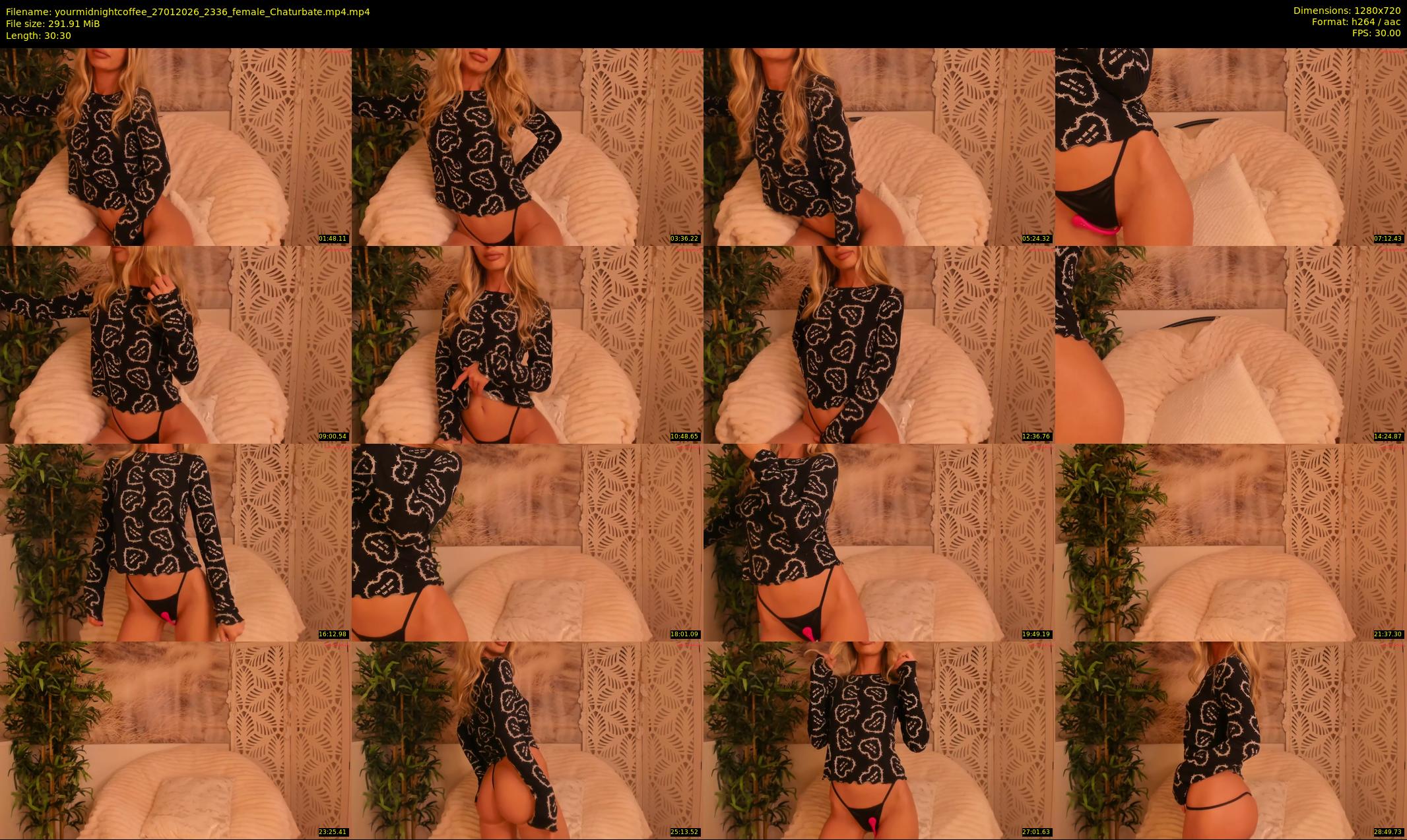 yourmidnightcoffee — 31 minute Chaturbate female cam show recording, 720p, Jan 27, 2026