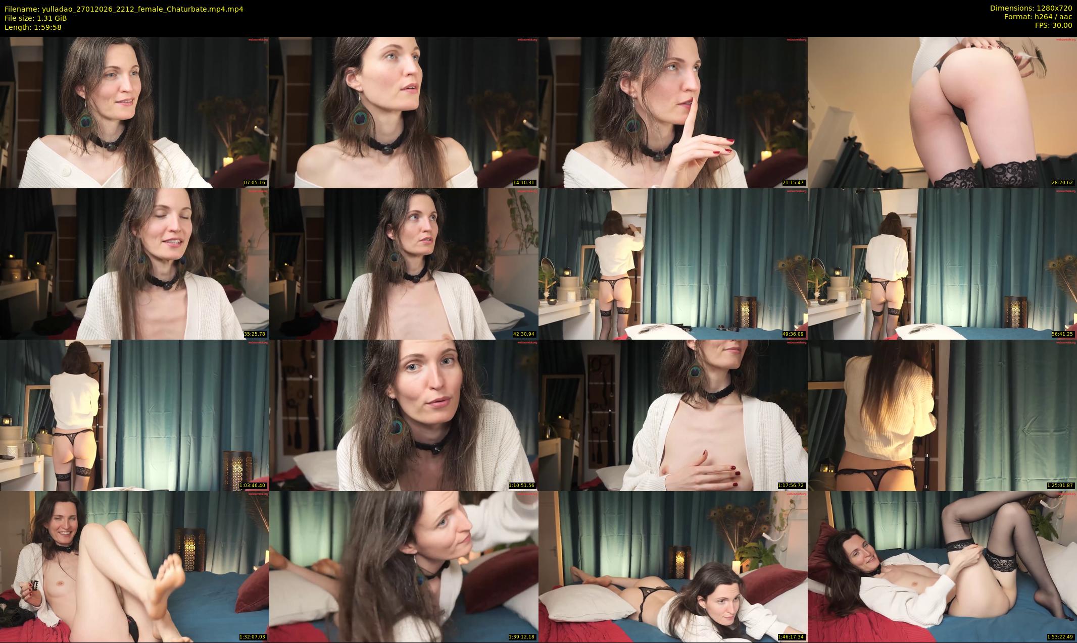 yulladao — 120 minute Chaturbate female cam show recording, 720p, Jan 27, 2026
