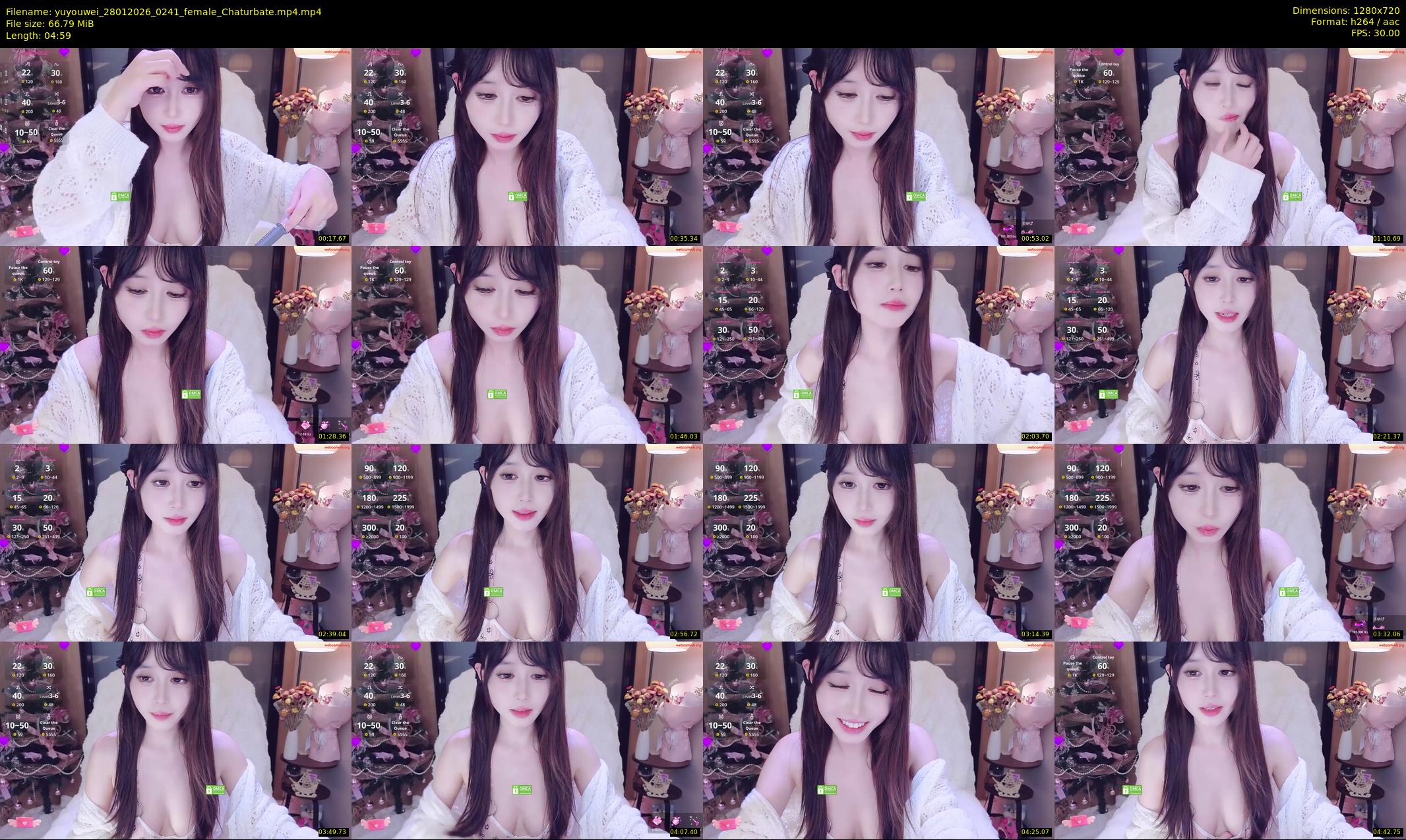 yuyouwei — 5 minute Chaturbate female cam show recording, 720p, Jan 28, 2026