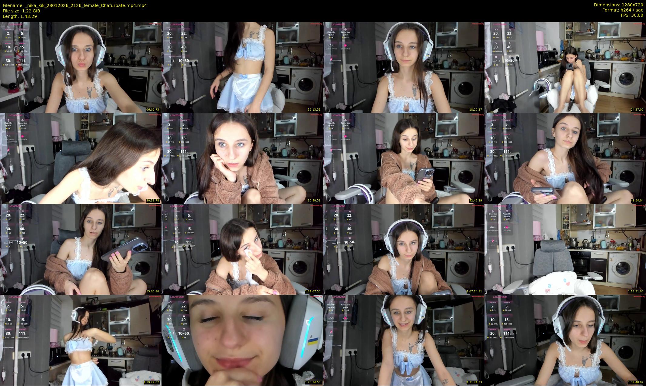 _nika_kik — 104 minute Chaturbate female cam show recording, 720p, Jan 28, 2026