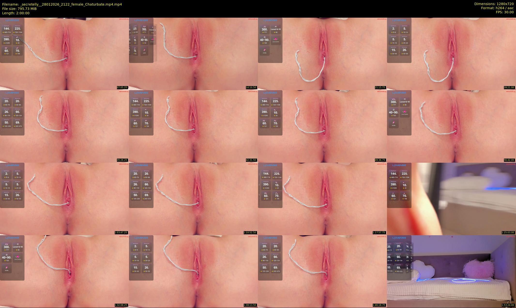 _secretelly_ — 120 minute Chaturbate female cam show recording, 720p, Jan 28, 2026