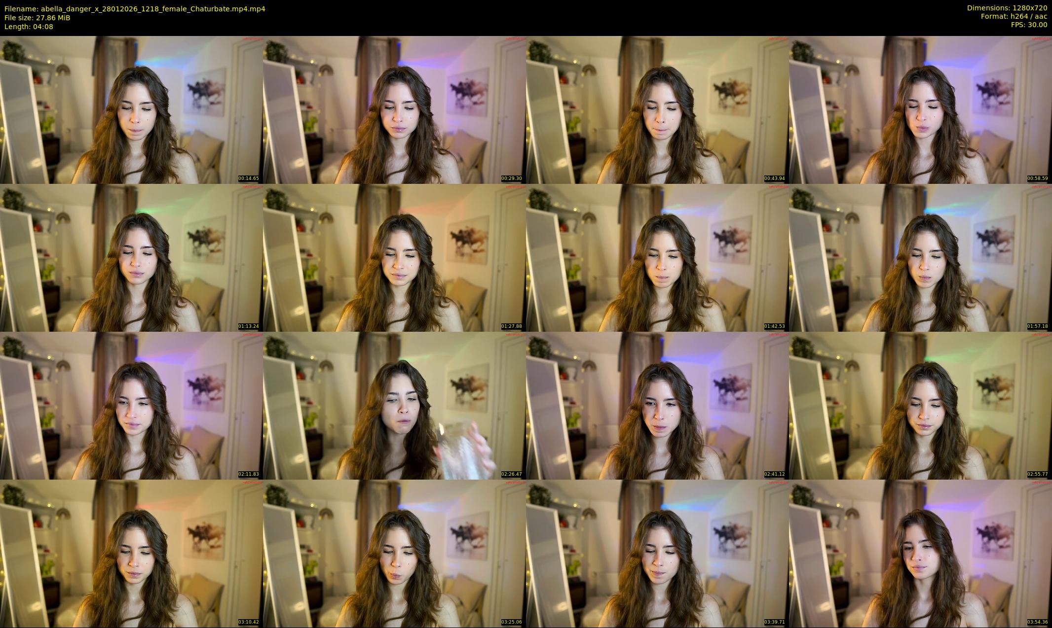 abella_danger_x — 5 minute Chaturbate female cam show recording, 720p, Jan 28, 2026