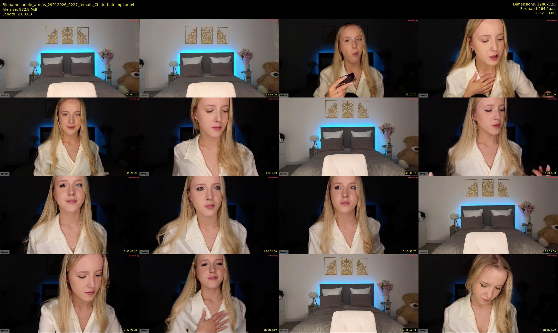 adele_armas — 120 minute Chaturbate female cam show recording, 720p, Jan 29, 2026