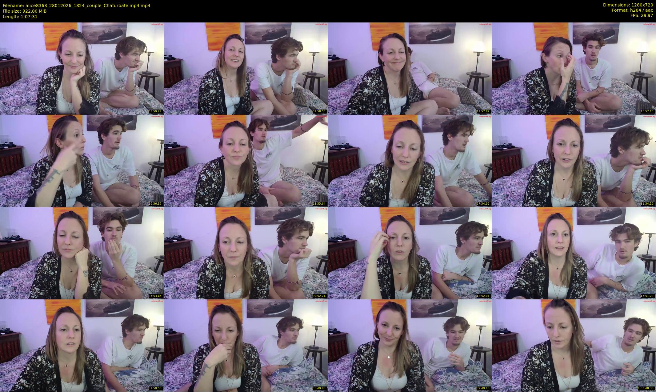 alice8363 — 68 minute Chaturbate female cam show recording, 720p, Jan 28, 2026