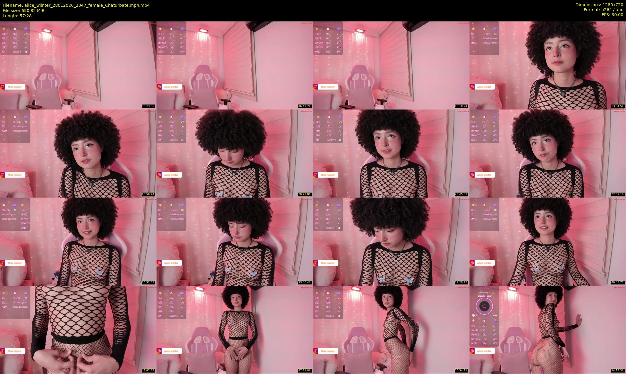 alice_wiinter — 58 minute Chaturbate female cam show recording, 720p, Jan 28, 2026