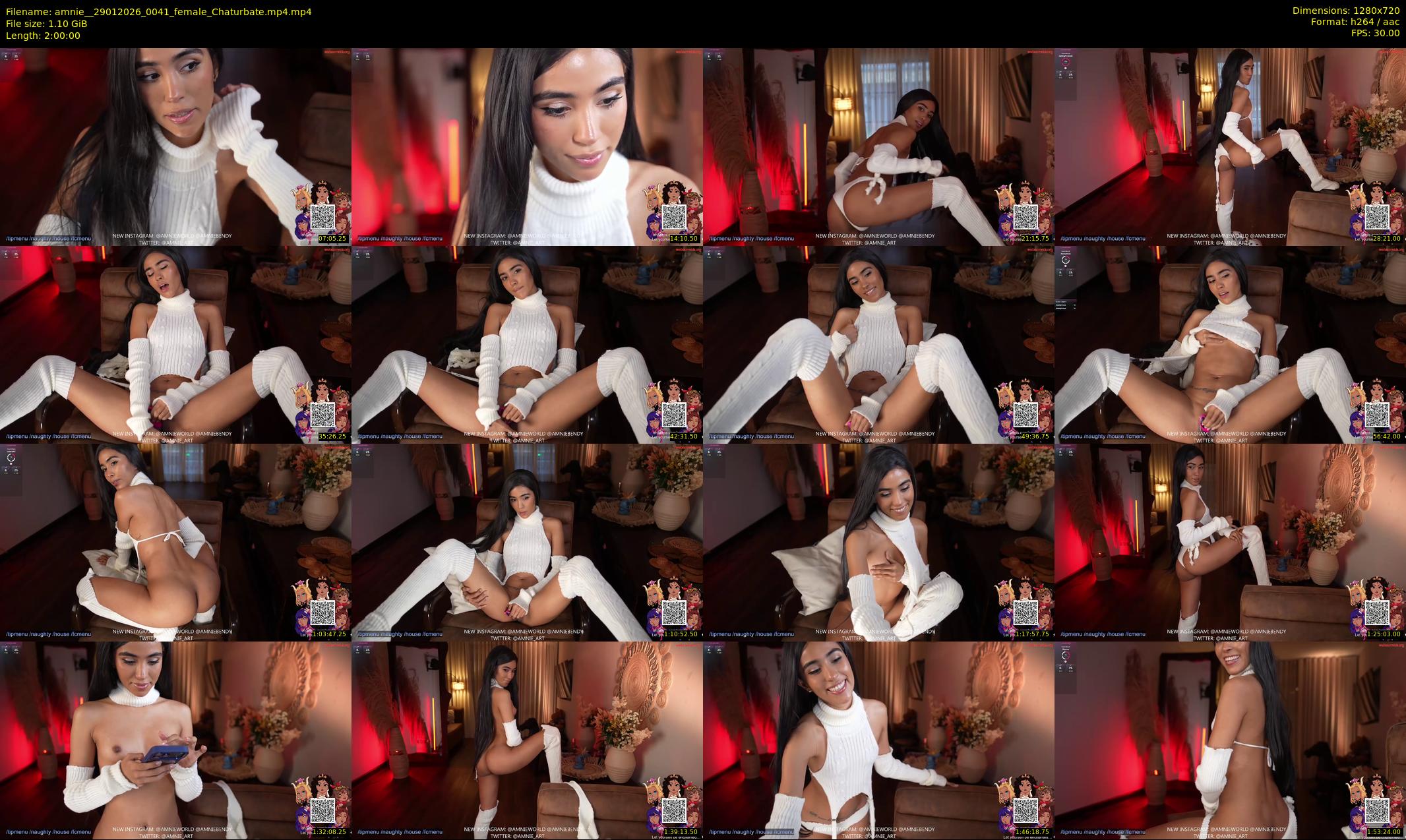 amnie_ — 120 minute Chaturbate female cam show recording, 720p, Jan 29, 2026