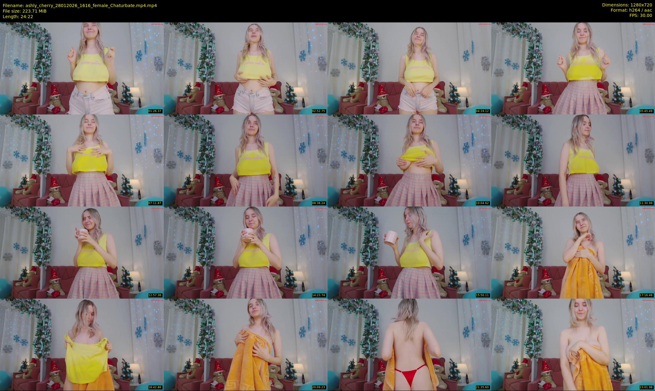 ashly_cherry — 25 minute Chaturbate female cam show recording, 720p, Jan 28, 2026