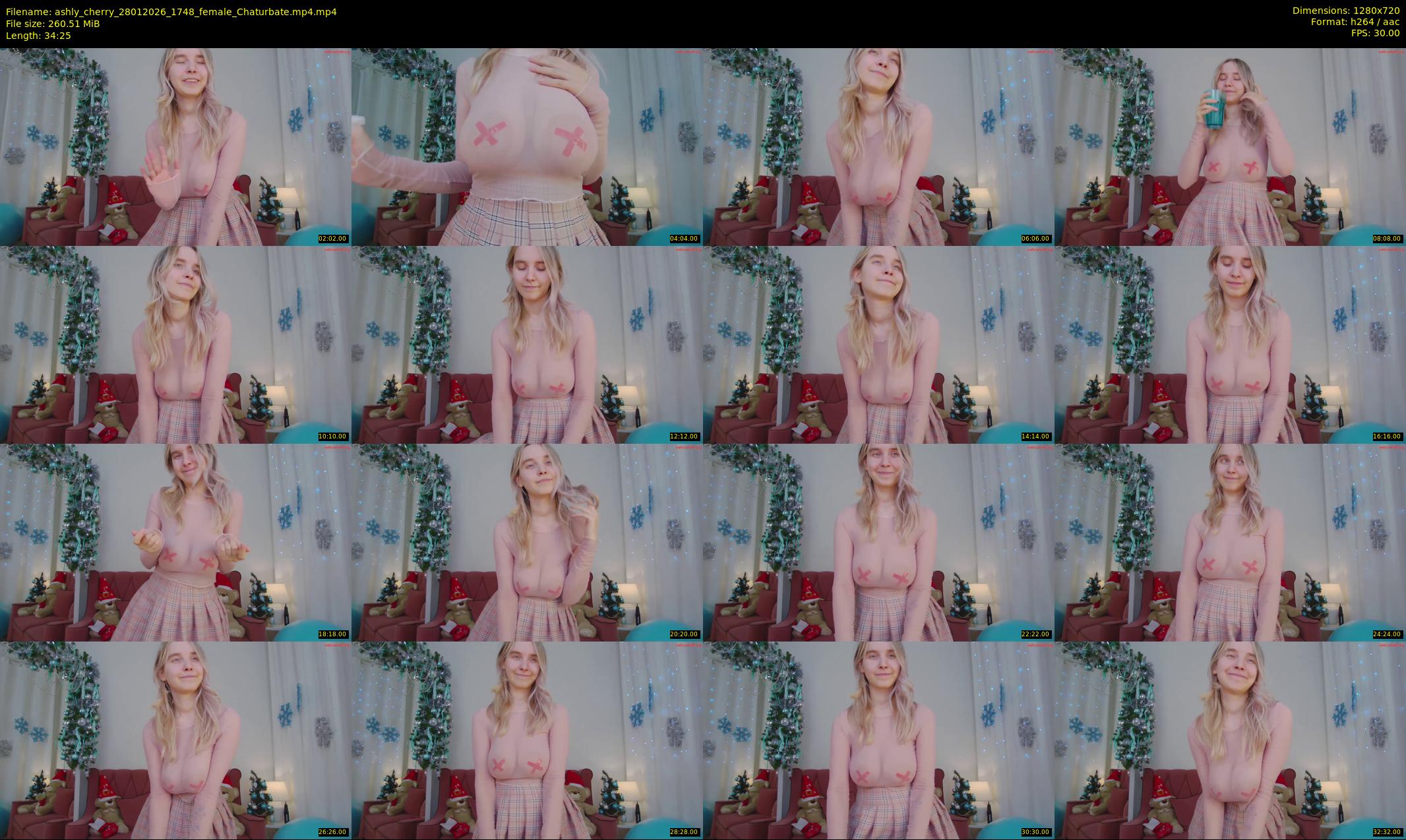ashly_cherry — 35 minute Chaturbate female cam show recording, 720p, Jan 28, 2026