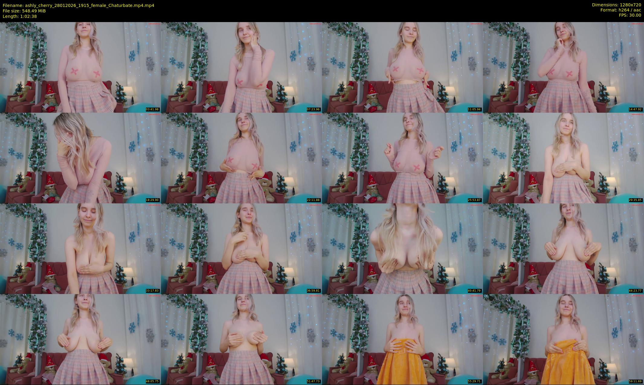 ashly_cherry — 63 minute Chaturbate female cam show recording, 720p, Jan 28, 2026