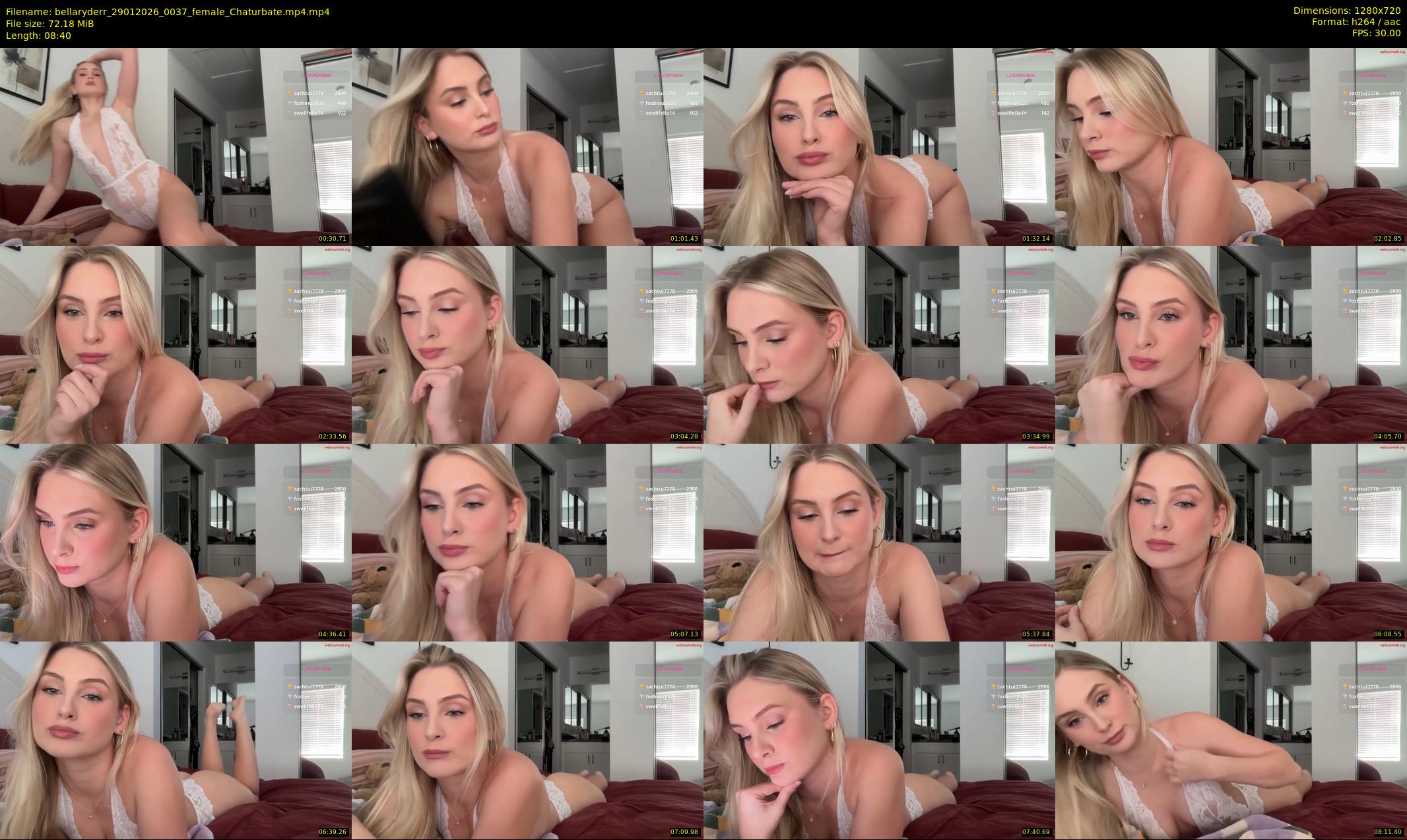 bellaryderr — 9 minute Chaturbate female cam show recording, 720p, Jan 29, 2026