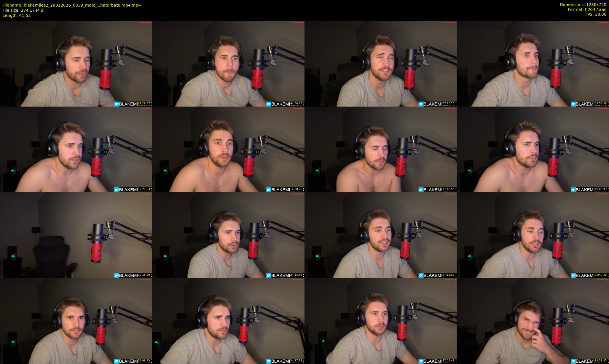 blakemiles2 — 42 minute Chaturbate male cam show recording, 720p, Jan 28, 2026