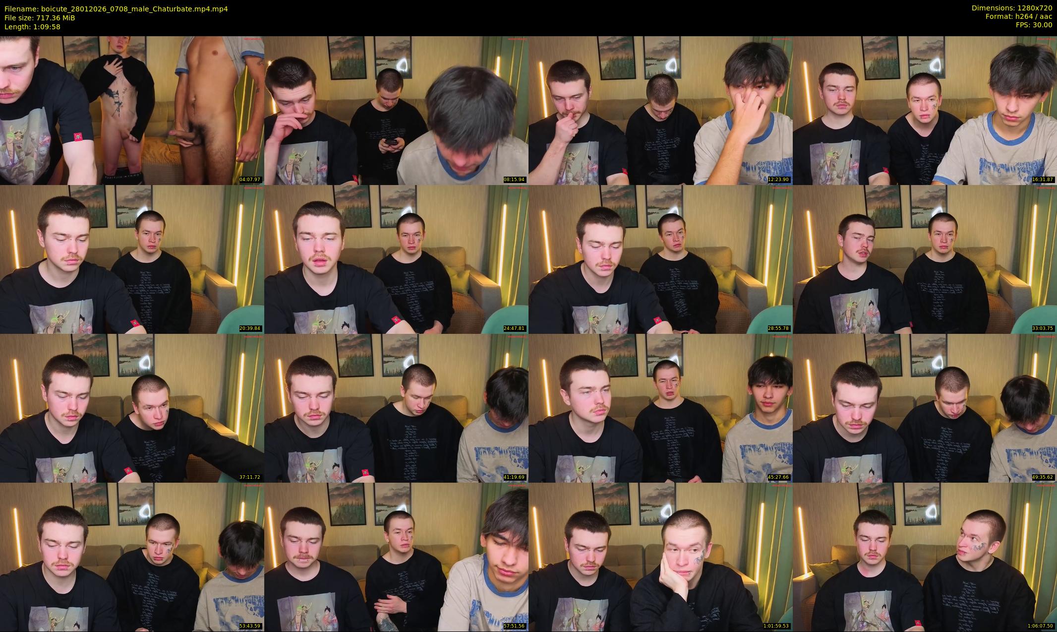 boicute — 70 minute Chaturbate male cam show recording, 720p, Jan 28, 2026