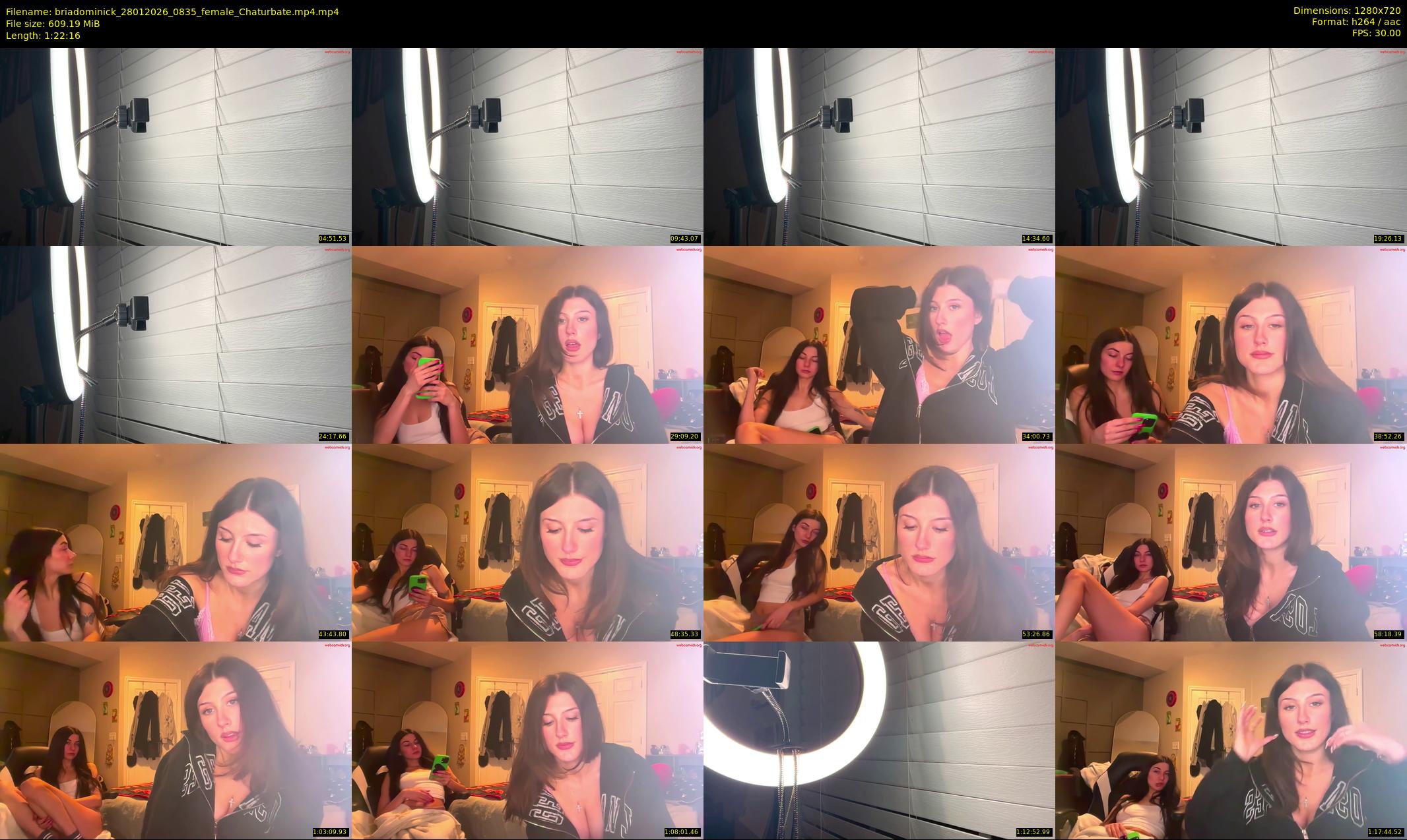 briadominick — 83 minute Chaturbate couple cam show recording, 720p, Jan 28, 2026