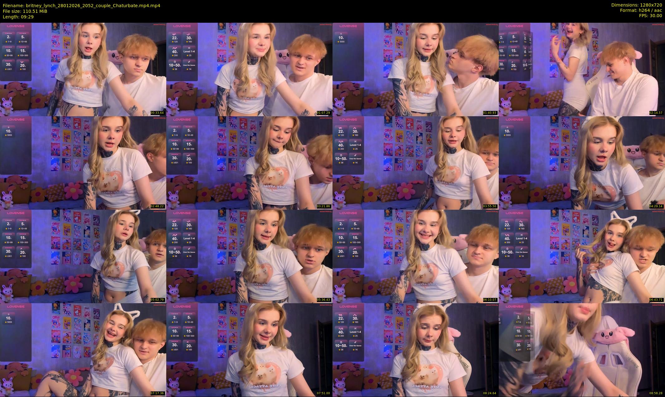 britney_lynch — 10 minute Chaturbate female cam show recording, 720p, Jan 28, 2026