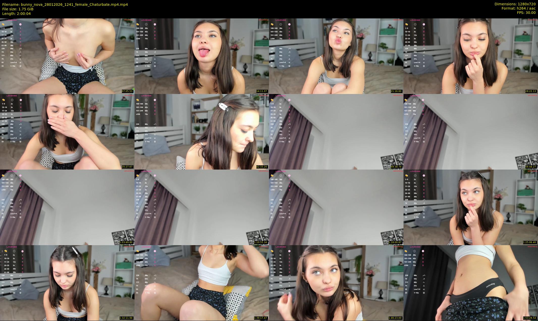 bunny_nova — 121 minute Chaturbate female cam show recording, 720p, Jan 28, 2026
