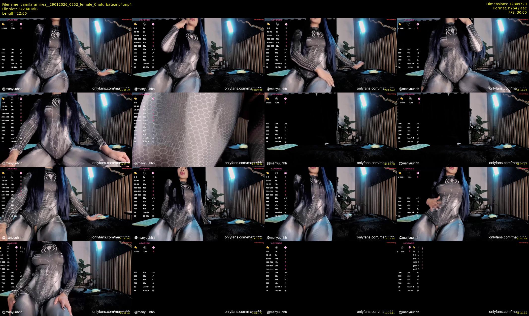 camilaramirez_ — 23 minute Chaturbate female cam show recording, 720p, Jan 29, 2026