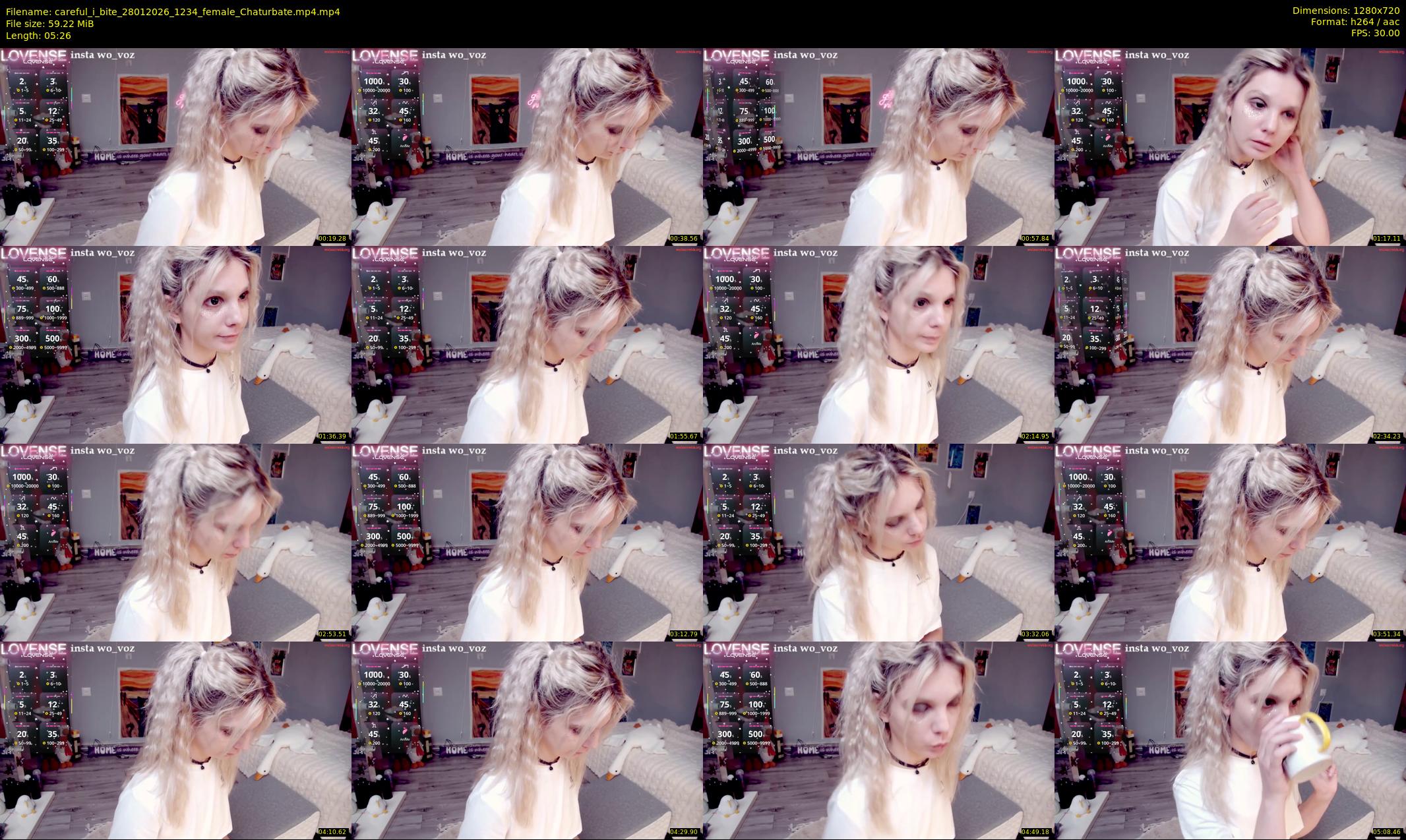 careful_i_bite — 6 minute Chaturbate female cam show recording, 720p, Jan 28, 2026