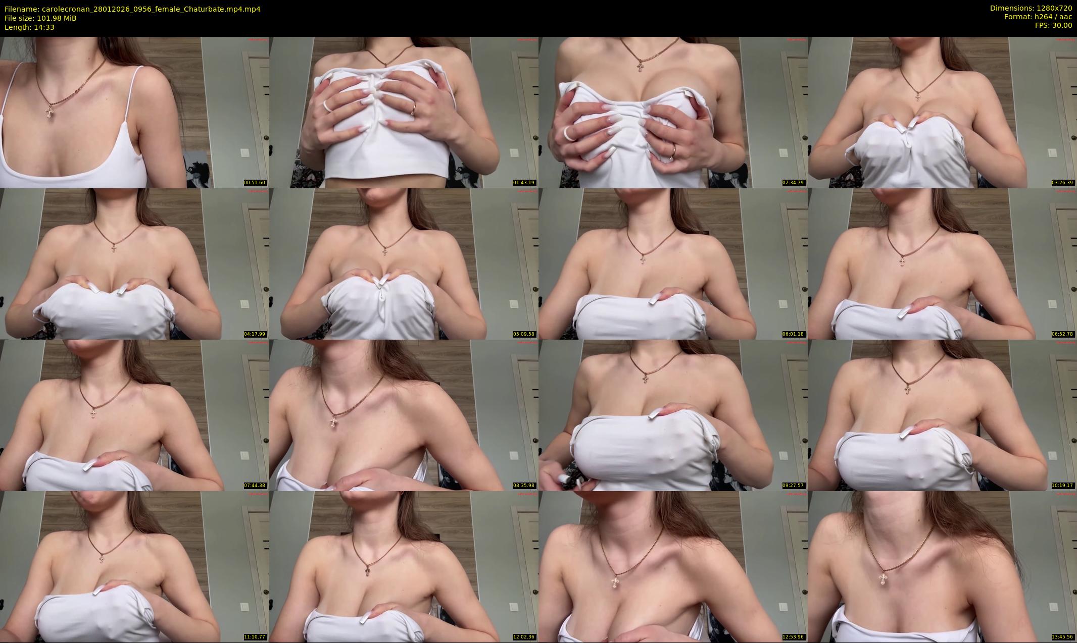 carolecronan — 15 minute Chaturbate female cam show recording, 720p, Jan 28, 2026