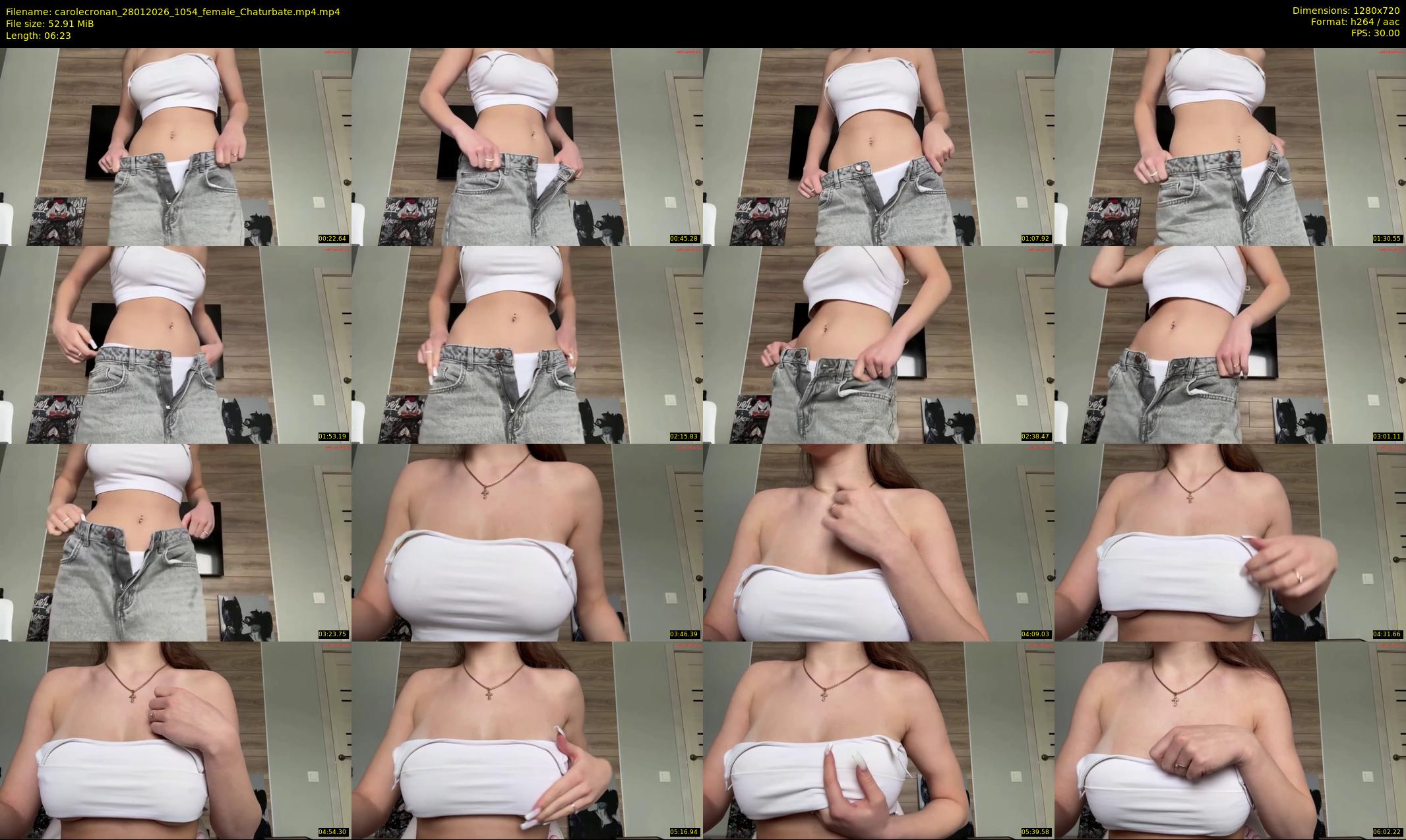 carolecronan — 7 minute Chaturbate female cam show recording, 720p, Jan 28, 2026