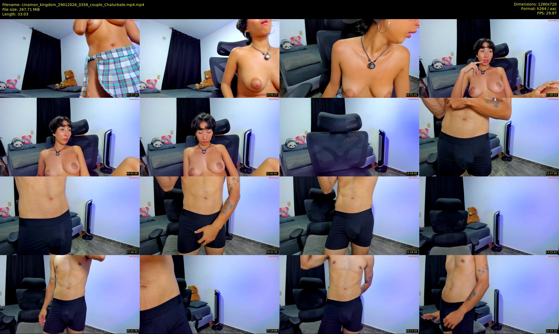 cinamon_kingdom — 34 minute Chaturbate couple cam show recording, 720p, Jan 29, 2026