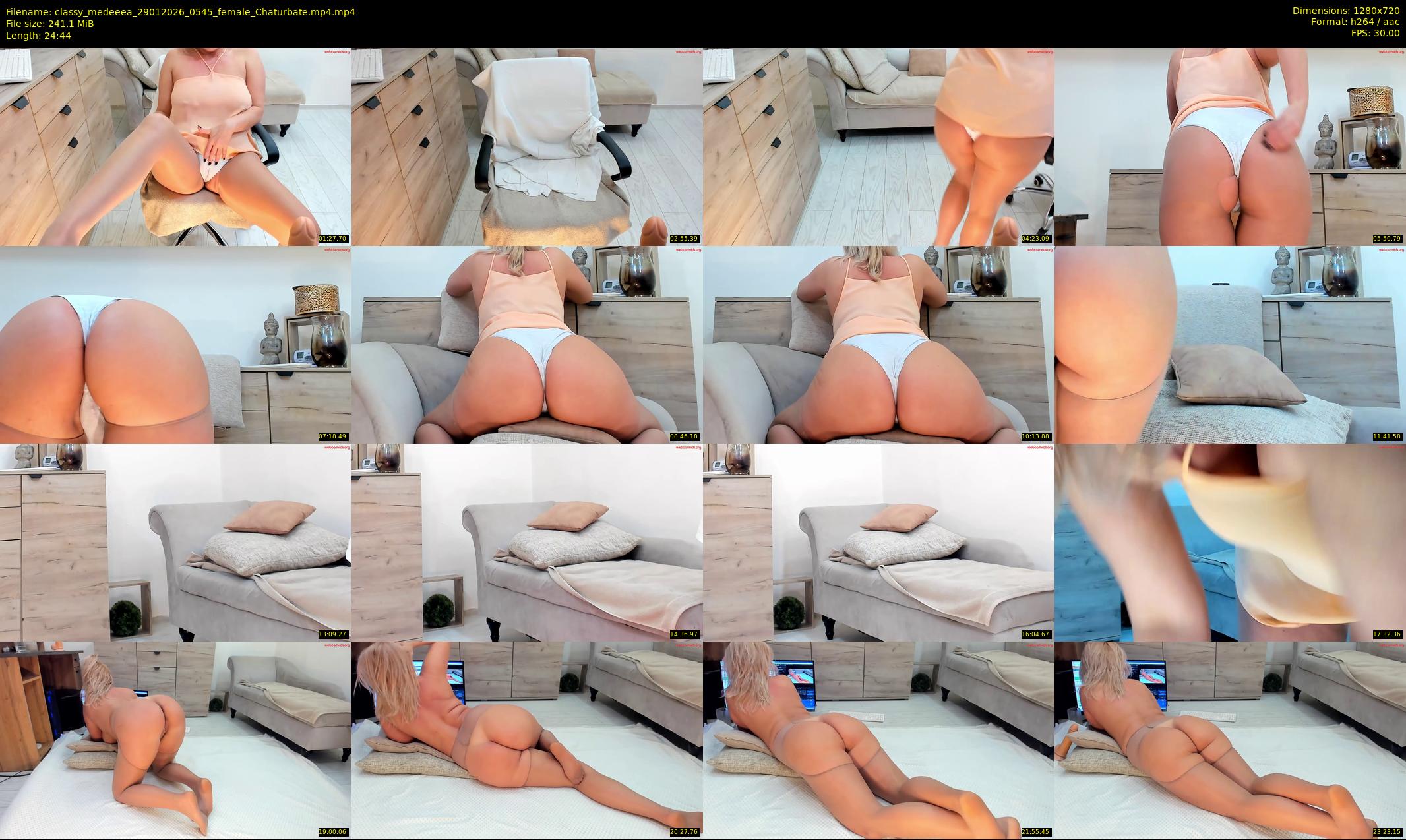 classy_medeeea — 25 minute Chaturbate female cam show recording, 720p, Jan 29, 2026